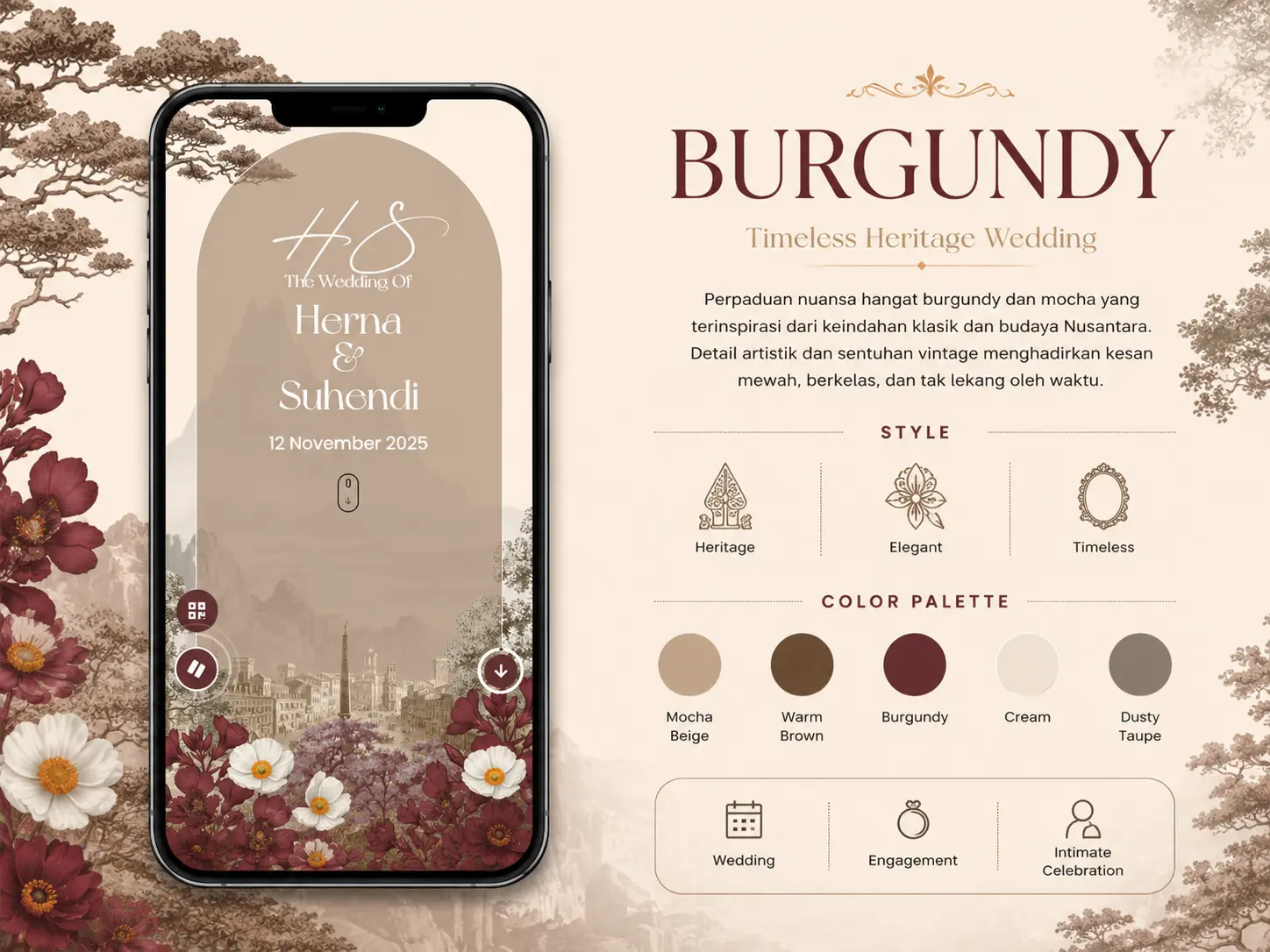 Tema Burgundy